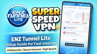 ENZ Tunnel Lite VPN Best Settings for Speed & Secure Internet  screenshot 2