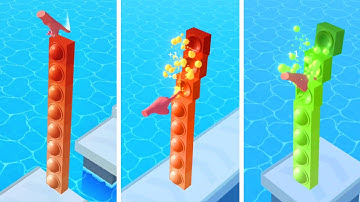 Pop It All 🔪⚔️🪓 Very Satisfying And Relaxing ASMR Slicing Game Perfect!