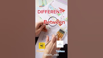 Different between power bi and Tableau 🧑‍💻#powerbi #tableau #freecourse #difference