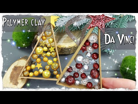 Елочные игрушки из полимерной глины | Как сделать новогодние игрушки своими руками