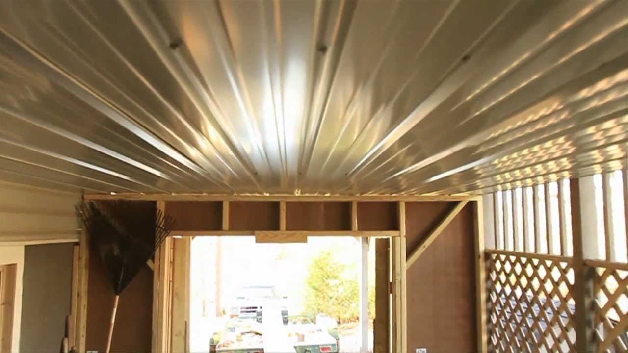 Cheap Under Deck Ceiling - YouTube