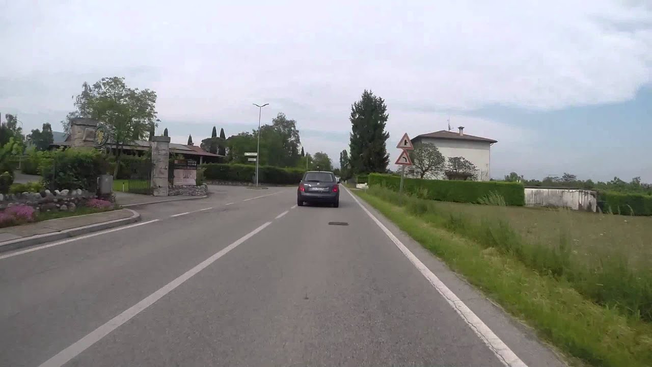 Our drive to the Ceconi Castle in Italy