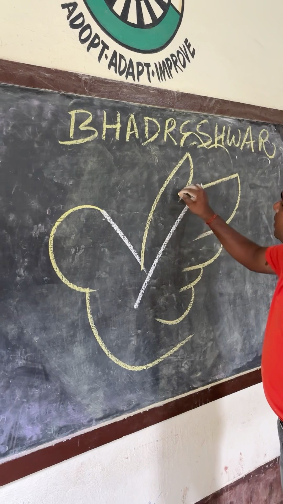 Draw a flying bird using Y #art #shorts #teaching