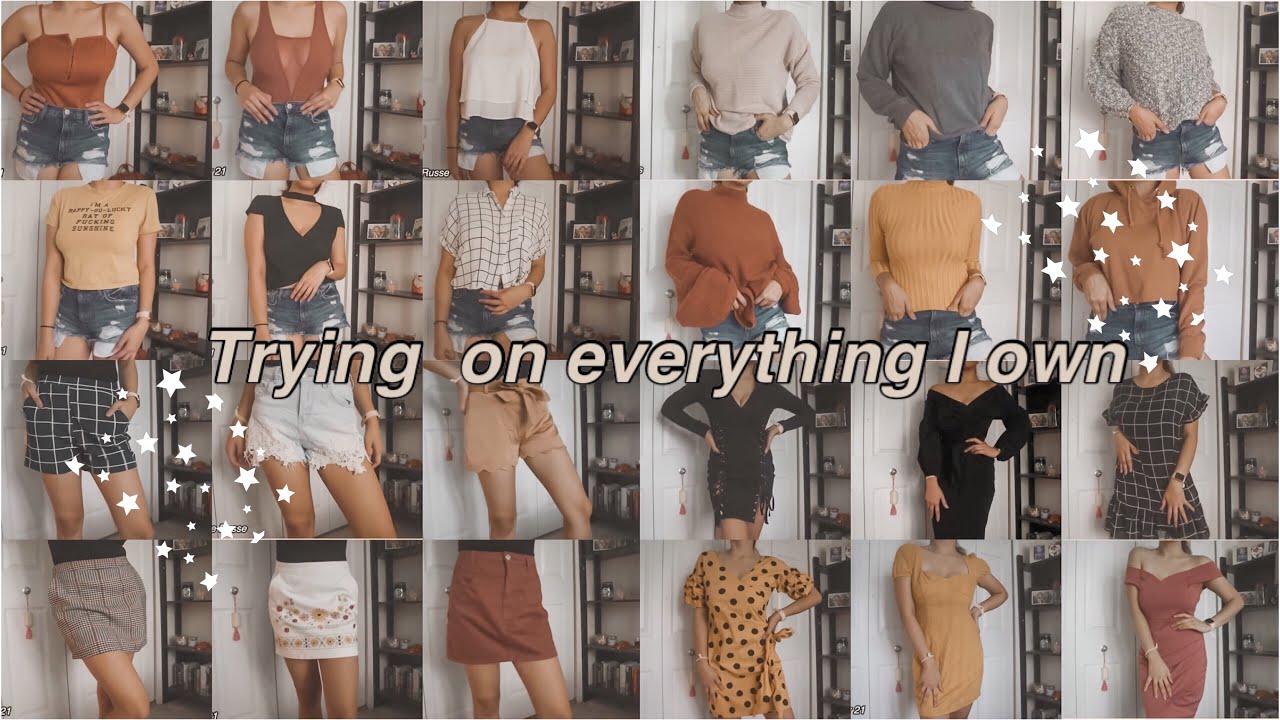 Trying on my ENTIRE CLOSET| McNCheeseTv