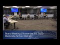 WSDvideo Live Stream - Board of Education November 10, 2020