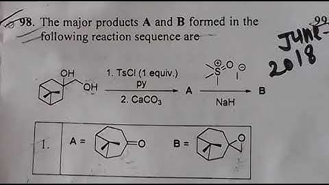 5. Csir net chemical june 2018 part c solution of organic chemistry with fully mechanism in hindi