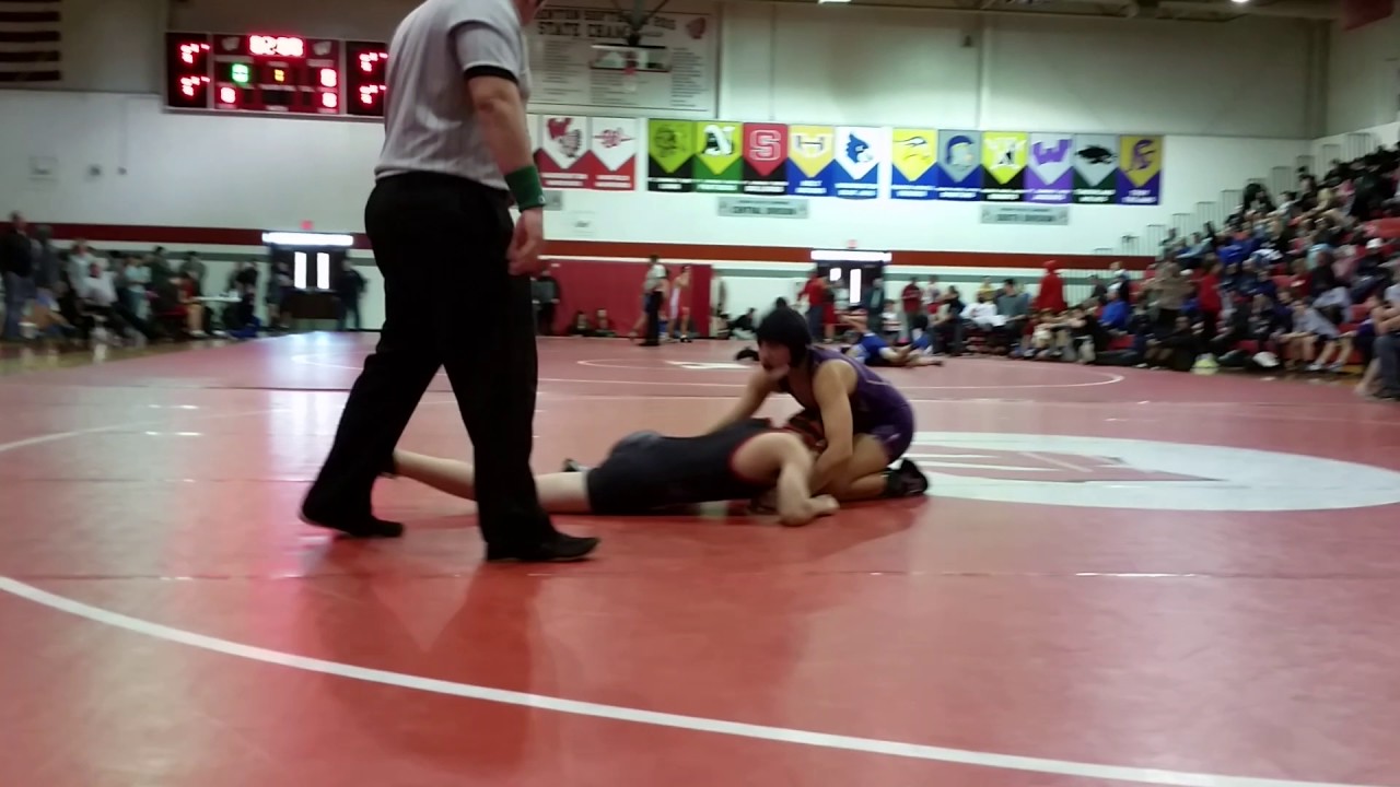 HS Girl out-wrestles boy