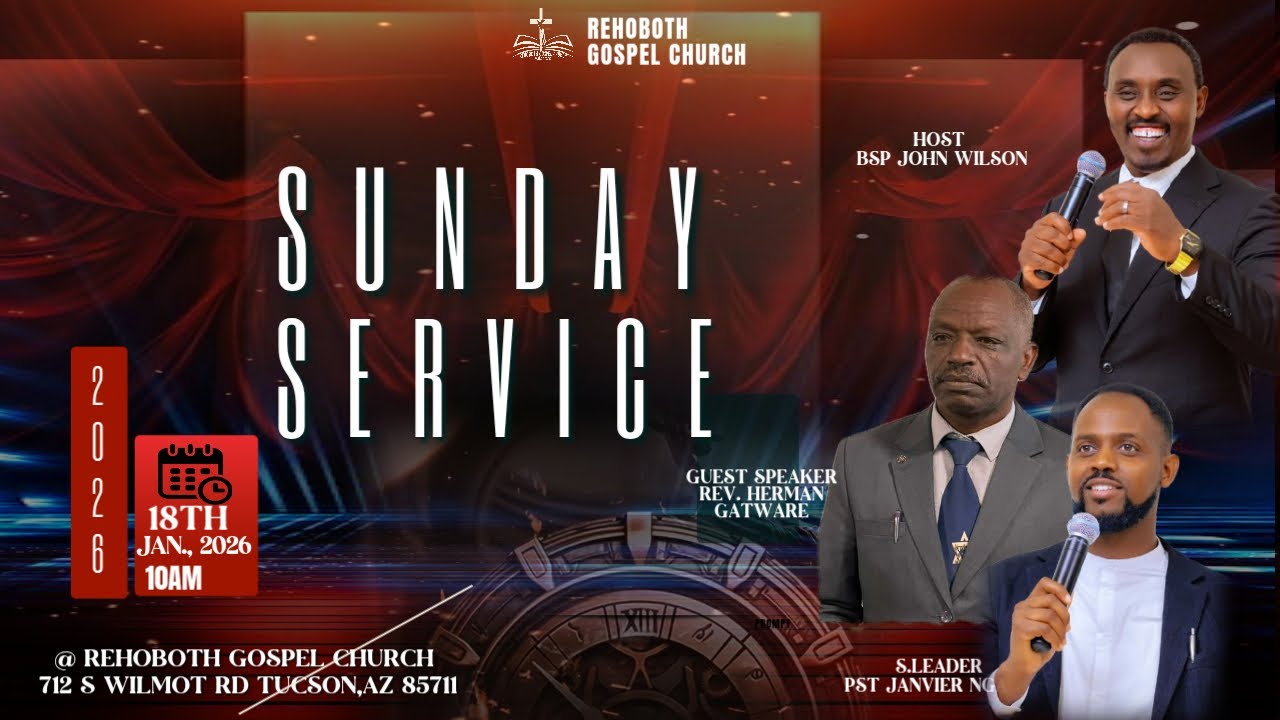 2026-01-18 | SUNDAY SERVICE | REHOBOTH GOSPEL CHURCH