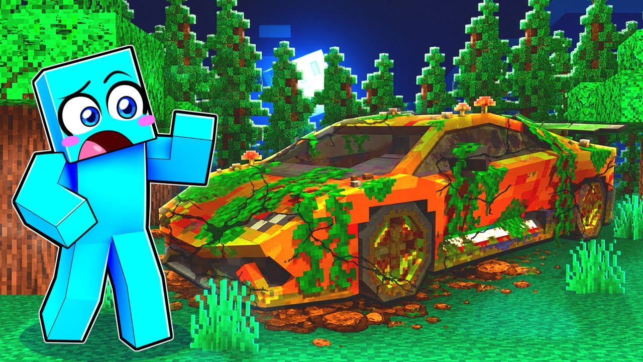 Encontramos Un COCHE ABANDONADO en Minecraft…
