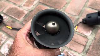FMS 80mm F18 EDF Proof of Life Spin up