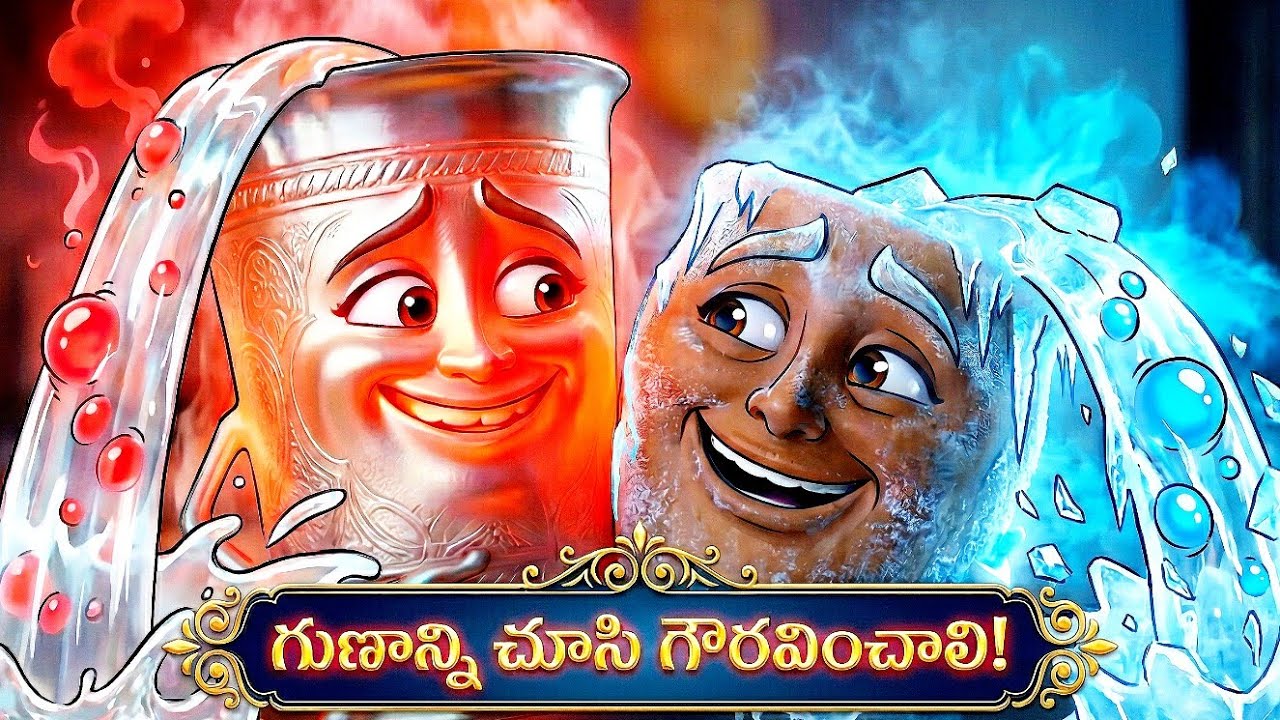 30. మట్టి గ్లాసు - వెండి గ్లాసు కథ!!! దెబ్బకి వెండి గ్లాసు అహంకారం పోయింది.....