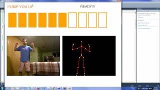 Kinect Experiment For the Pump You Up Project