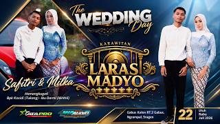 LIVE KARAWITAN LARAS MADYO || WEDDING SAFITRI & MILKA || WA AUDIO || ATA PRODUCTION