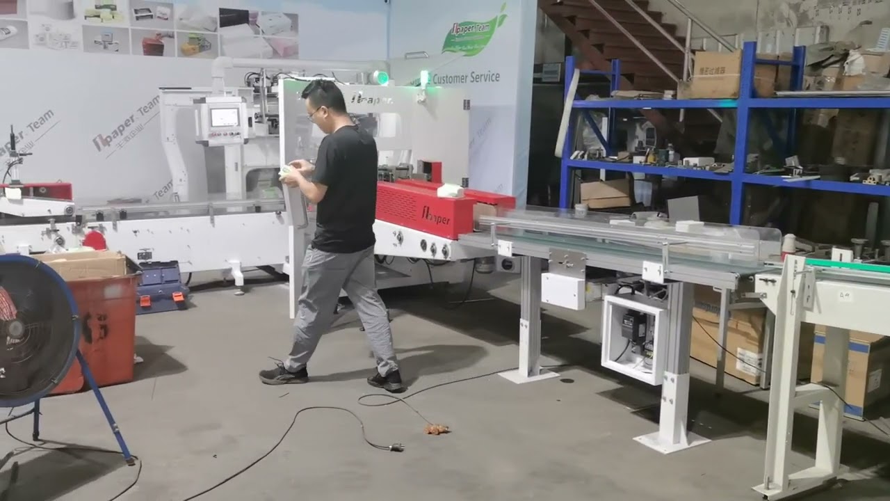 Soft facial tissue paper packing machine with excelent performance