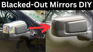 How to Black Out Your Mirrors (Cheap & Easy) 2023 Chevy GMC