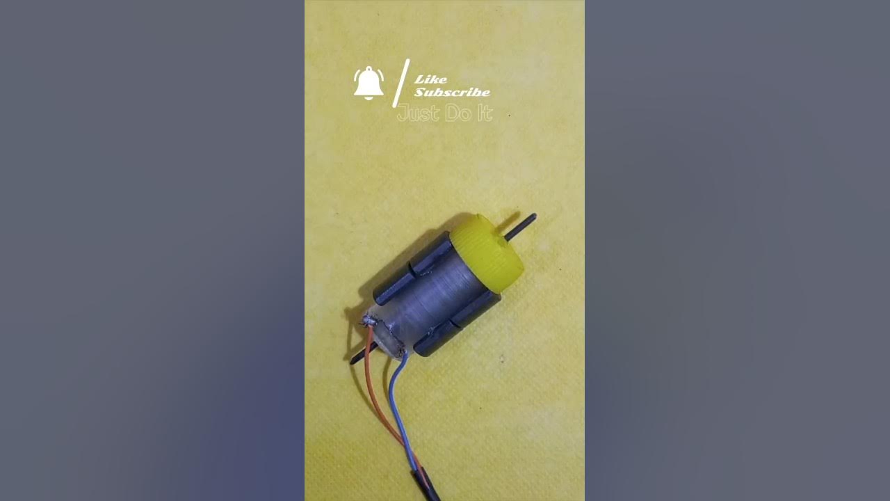 How to make DC motor at home Circuit Diagram