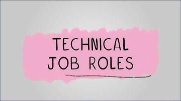 Technical Job Roles - R093: Creative iMedia in the Media Industry