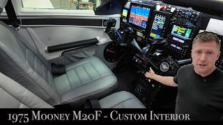Custom Airplane Interior | 1975 Mooney M20F