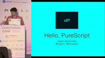 Pure functional programming in your browser&server with PureScript by Vagmi at FnConf 15 Trailer