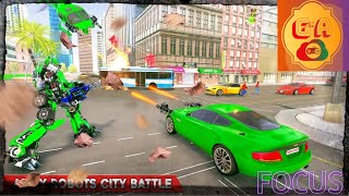Army Bus Robot Transform Wars | Air Jet Robot Game Android IOS Game |How To Play Roboot Games screenshot 2
