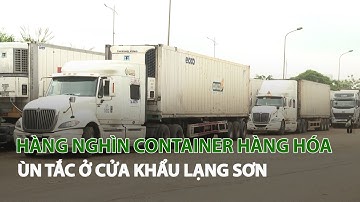 Hàng nghìn Container hàng hóa ùn tắc ở Cửa khẩu Lạng Sơn| VTC14
