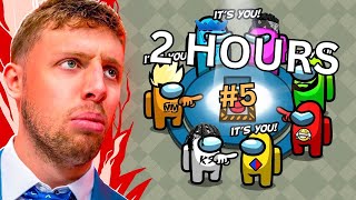 2 HOURS OF SIDEMEN AMONG US #5 (Funniest moments)