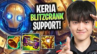 T1 KERIA IS INSANE WITH BLITZCRANK SUPPORT! | T1 Keria Plays Blitzcrank Support Patch 26.13