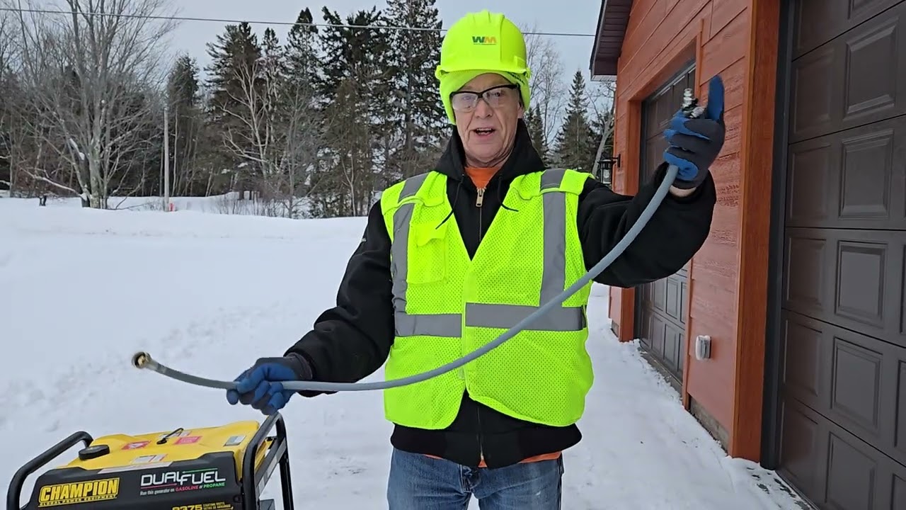 Shaluka Bros Electric. Champion Dual Fuel and Generac 24kw. Abandon ship water drain.