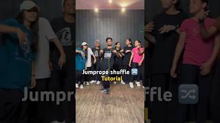 Jumprope shuffle Tutorial 🔀 #jumprope #skipping #shuffle #tutorial #youtubeshorts