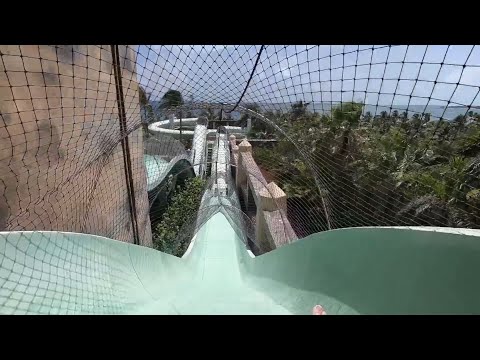 Atlantis, Bahamas | All Big Water Slides (4K)