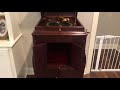 Edison Cylinder vs. 78 rpm record - Edison Opera and Victor XVI L-door - Moonlight Bay