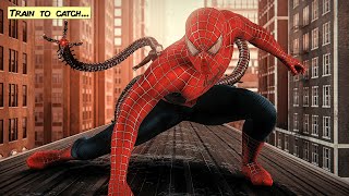 Spider-Man 2 but remastered on PC 2004 Doc Ock Train Boss Fight Mod Gameplay Movie Accurate