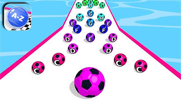 AZ Run All Levels Mobile Gameplay Walkthrough iOS, Android Game Ball Run 2048 New Max Level