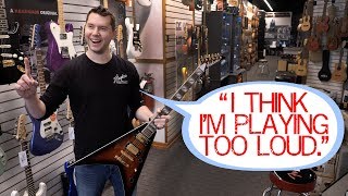 Phrases You Never Hear in a Guitar Store