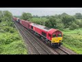 DBCargo 66025 4O43 Wakefield to Southampton intermodal. 15/5/24.