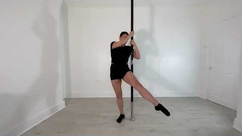 Improver Pole Dance Combination. Fan Kick Legs