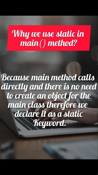 1 Why We Use Static In Main Method java programming YouTube 1-why-we-use-static-in-main-method-java-programming-youtube