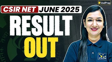 CSIR NET JUNE 2025 Result Out | CSIR NET June 2025 Life Sciences Final Cut Off Released | VedPrep