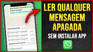 COMO LER MENSAGENS APAGADAS NO WHATSAPP (RÁPIDO E FÁCIL) Sem instalar nenhum aplicativo screenshot 5