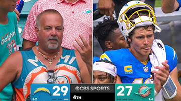 WALK OFF FG: Los Angeles Chargers vs Miami Dolphins Week 6