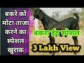 बकरे को मोटा ताजा करने का स्पेशल खुराक ll Homemade Goat and sheep weight gain Feed (Eid Special)