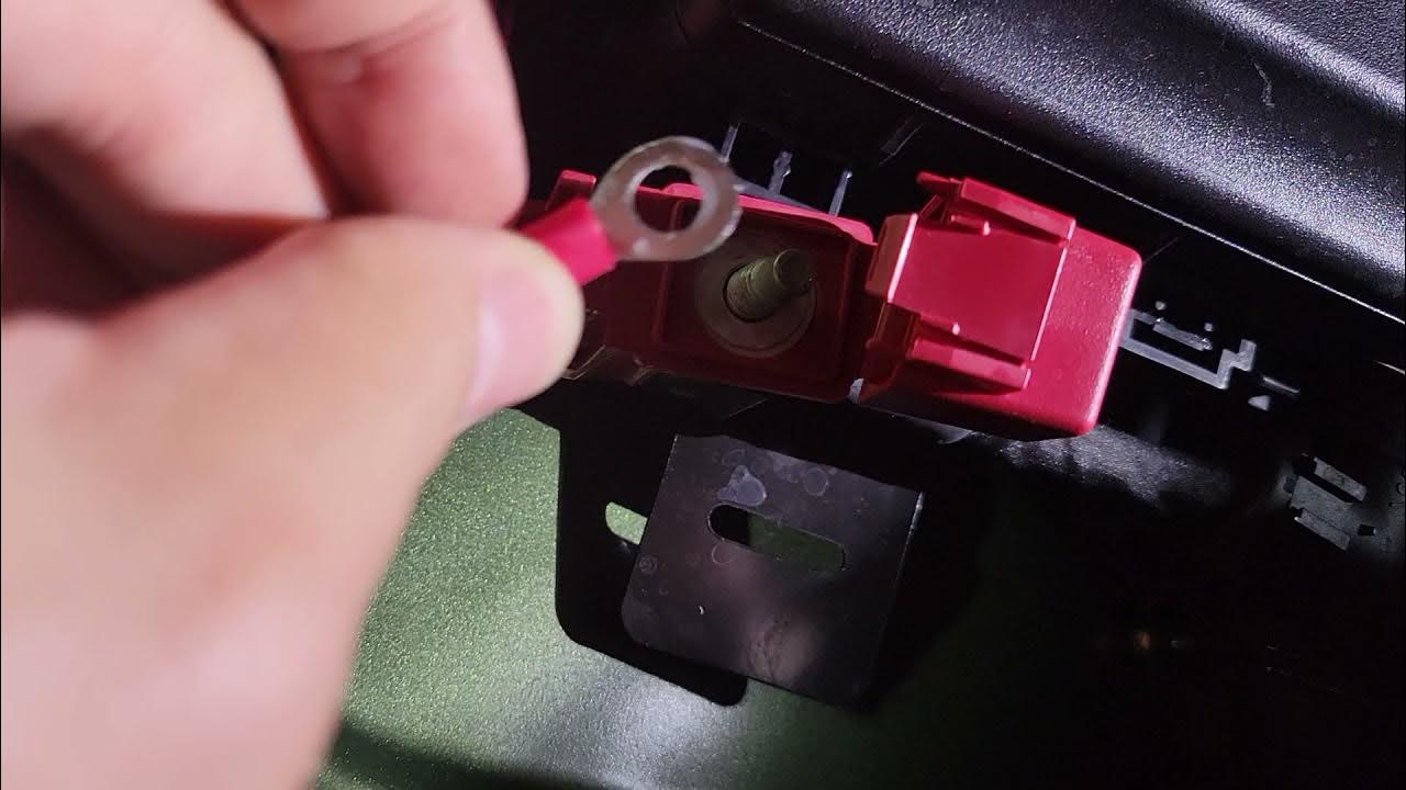 How To Connect Battery Tender Terminals To A Dodge Challenger YouTube