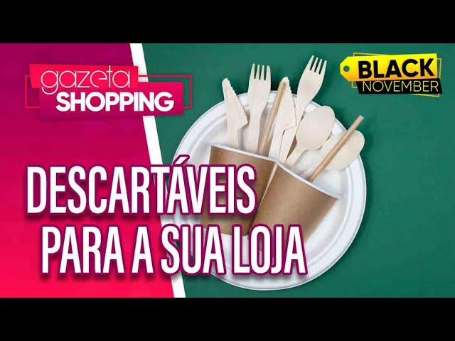 Descartáveis para a sua loja I Buypack Brasil I Gazeta Shopping #BlackNovember
