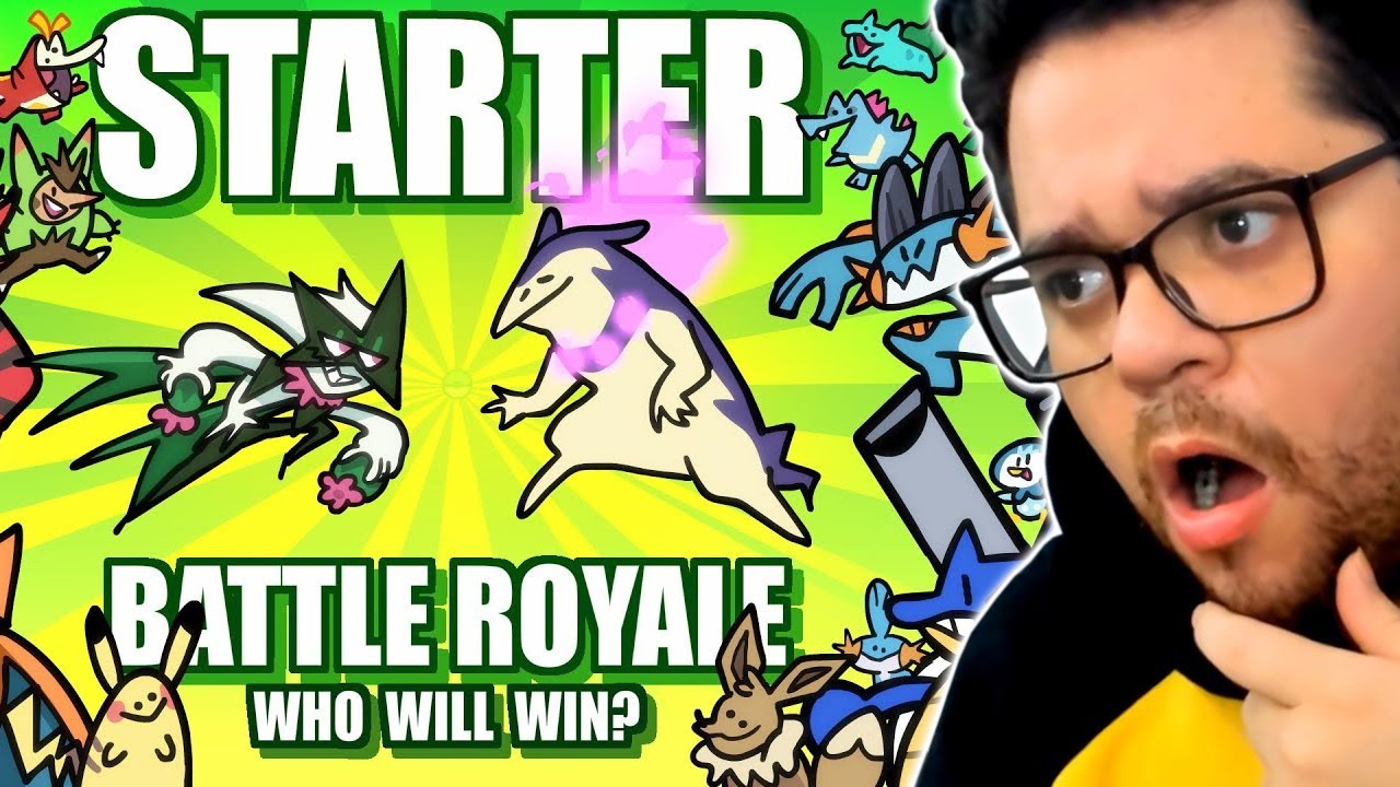 Estação HD reage Starter Pokemon Battle Royale