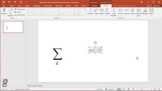 How to Write Mathematical Equation in PowerPoint How to Type Mathematical Formulas in Powerpoint screenshot 2