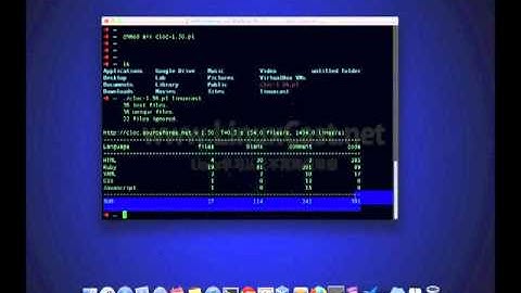 使用cloc进行代码统计 [LinuxCast IT播客]