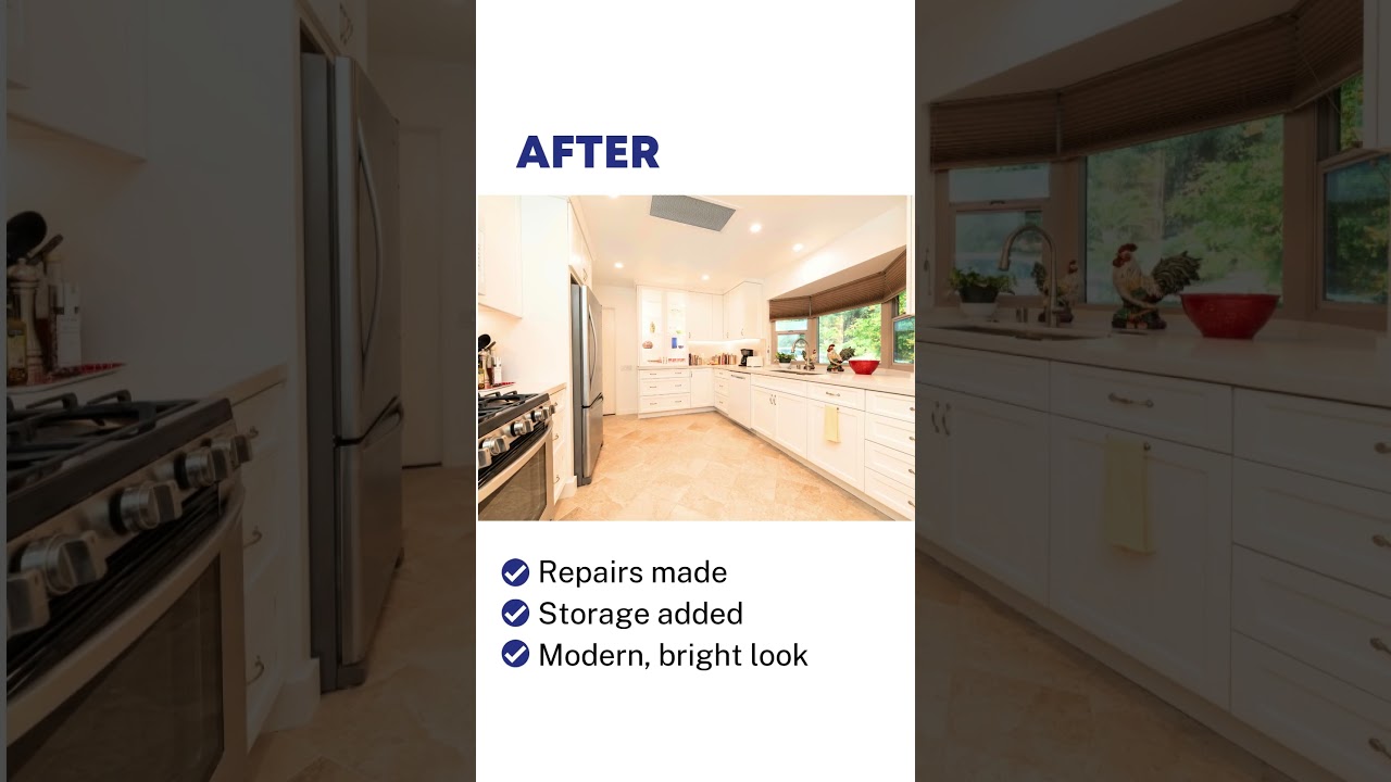 Before & After Kitchen Glow Up - Light, Bright Kitchen Update by Youngren Construction