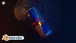 3D Advertisement For Red Bull in Blender #redbull #blender #cgi #3d screenshot 5