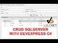 [DEVEXPRESS] Add, Edit, Delete CRUD SQLSERVER C#