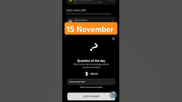 Dropee Question of the Day 15 November Dropee daily code #Deopee #code